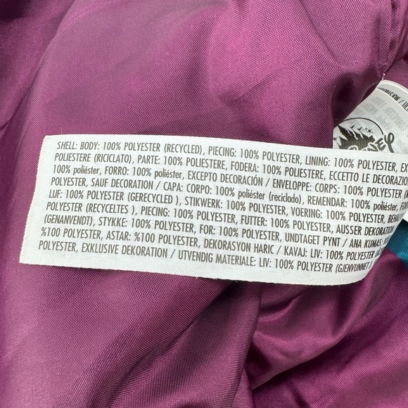 Disney Encanto Sherpa Sequin Bird Print Floral Colorblock Cozy Zippered Jacket - Picture 8 of 11